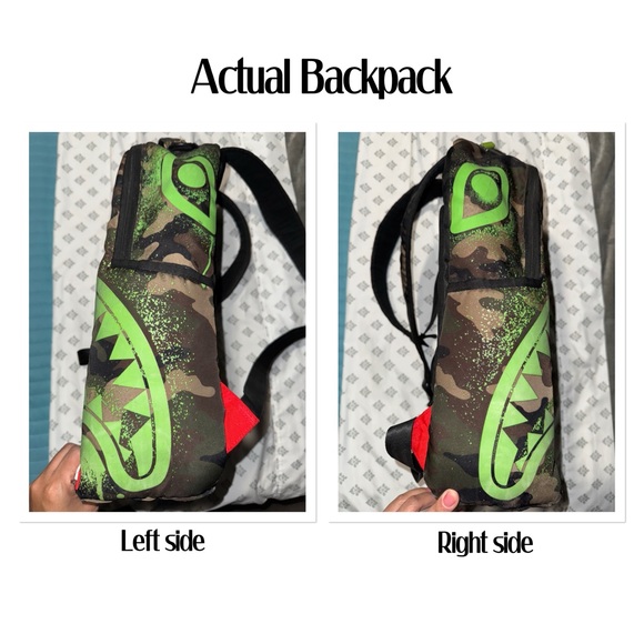 Sprayground - Camo Print/ Glow in the Dark Backpack - Picture 5 of 15